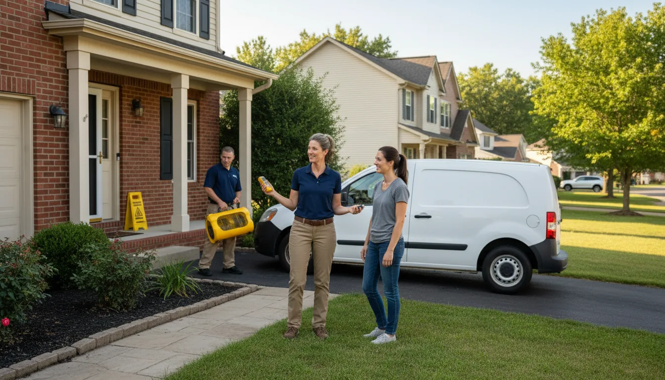 Residential water damage restoration in Long Lake, MI